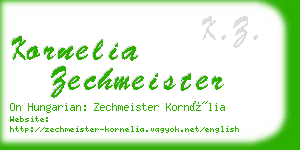 kornelia zechmeister business card